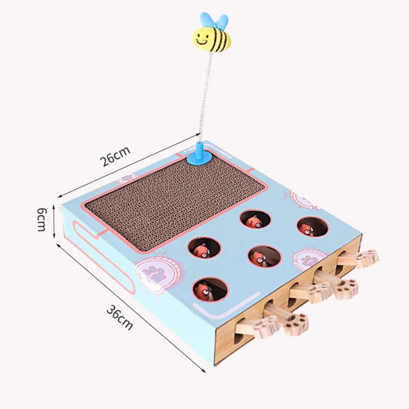 Whack-A-Mole Cat Teaser Toy