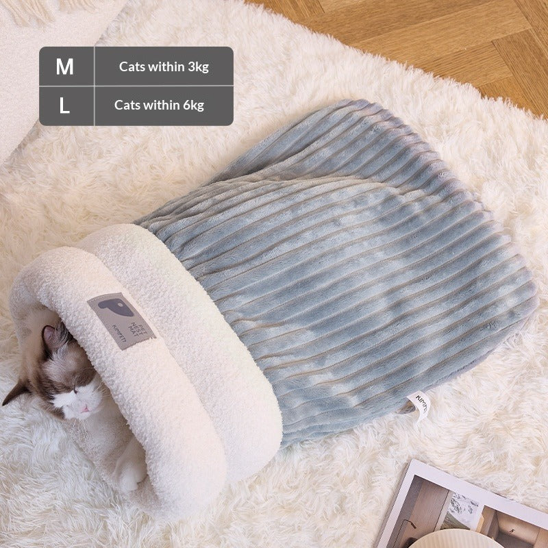 Warm Cat Sleeping Bag Bed