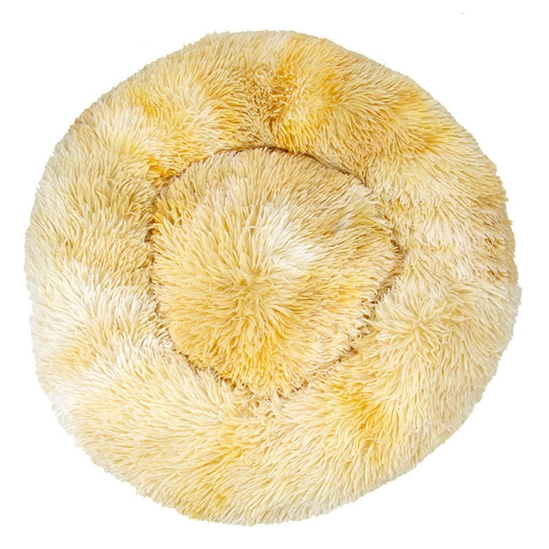 Round Plush Pet Bed