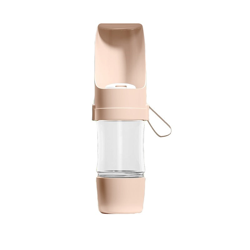 Dog Travel Water Bottle with Foldable Bowl