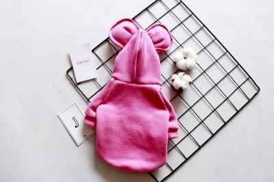 Pet Autumn Winter Matching Outfits with Cute Ears