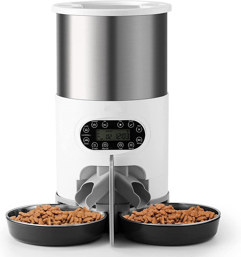 Automatic Pet Feeder with Dual Meal Options