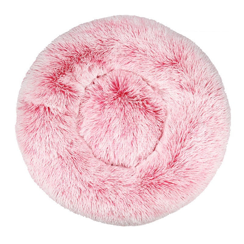 Round Plush Pet Bed