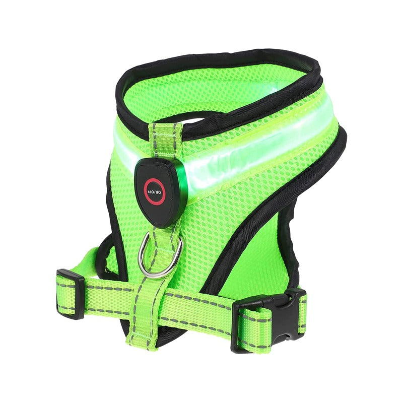 LED Rechargeable Dog Harness