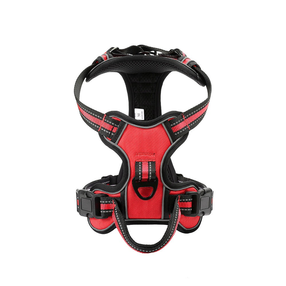 Reflective Breathable Dog Vest Harness with Leash