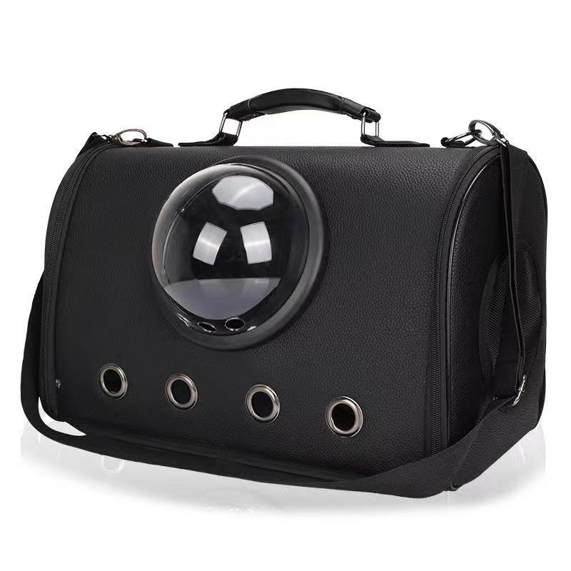Transparent Portable PU Rainproof Pet Bag