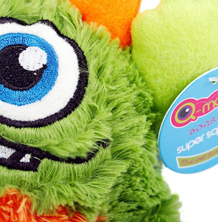Moving Bouncy Ball  Dog Plush Squeaky Toy