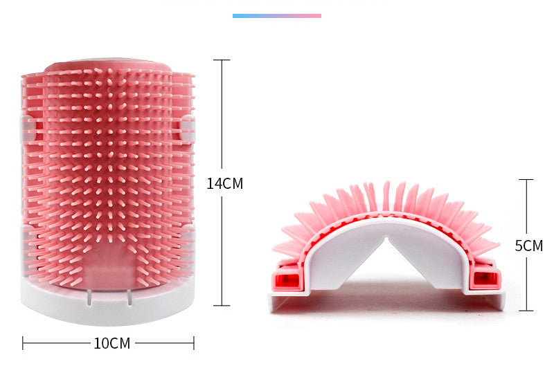 Pet Grooming Corner Massage Brush and De-Shedding Toy