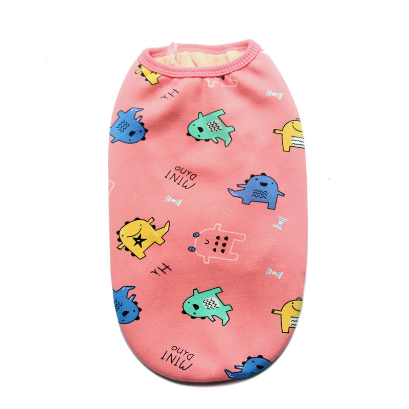 Plush Pet Vest for Autumn and Winter (Small to Large)