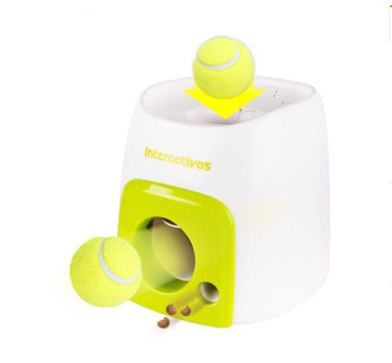 Interactive Pet Tennis Ball Feeder