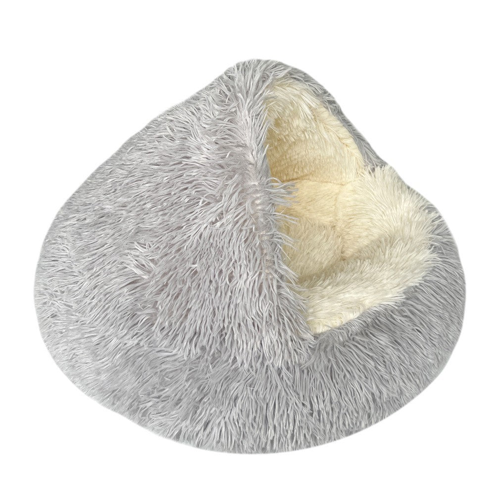 Winter Warm Shell-Shaped Pet Bed for Cats and Dogs - view 46