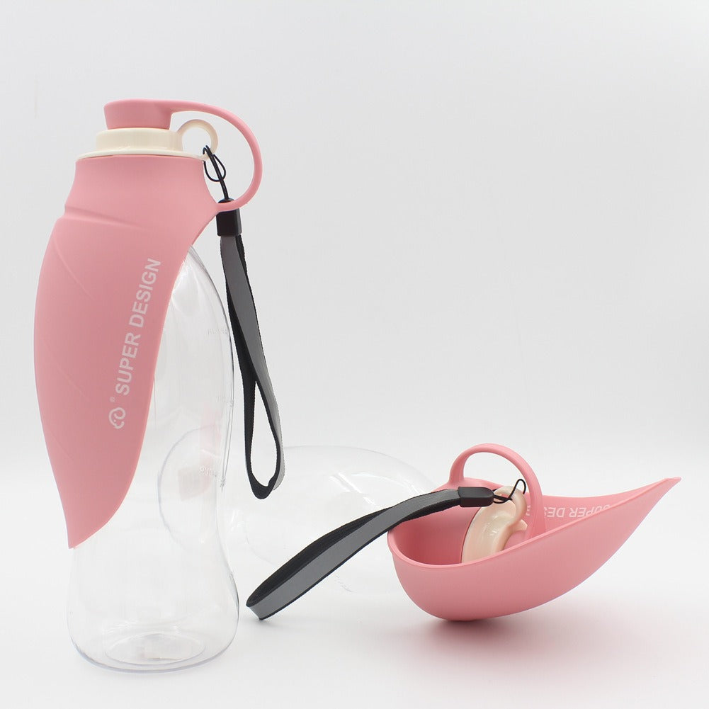 Portable Pet Water Dispenser with Bowl