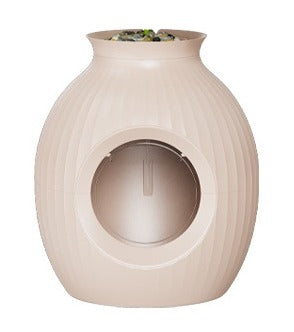 Enclosed Flower Pot Cat Litter Box