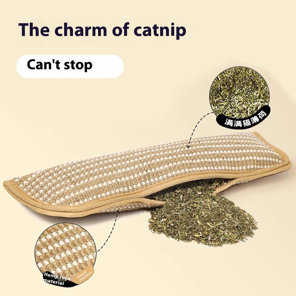 Sisal Catnip Pillow Cat Toy