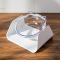 Double Pet Bowl with Neck Protection - Ceramic Design