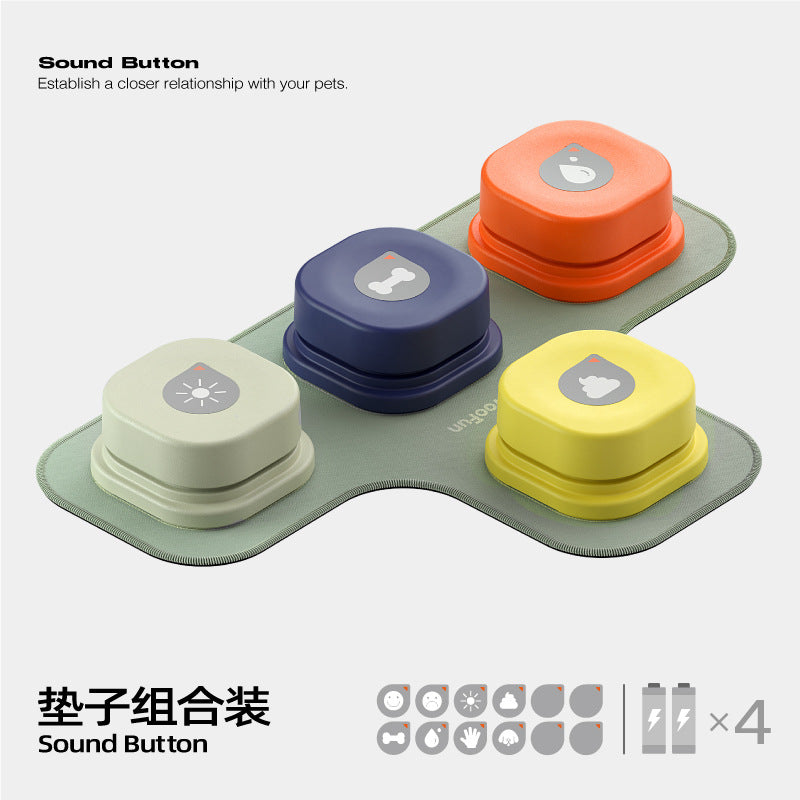 Pet Communication Button for Interactive Dog Training