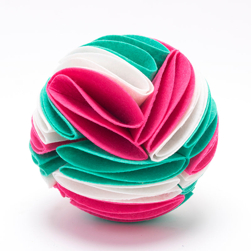 Foldable Dog Snuffle Ball for IQ Training Games
