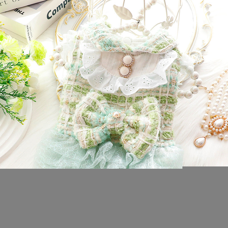Dog Cat Princess Skirt in Fragrant Gauze for Small Pets