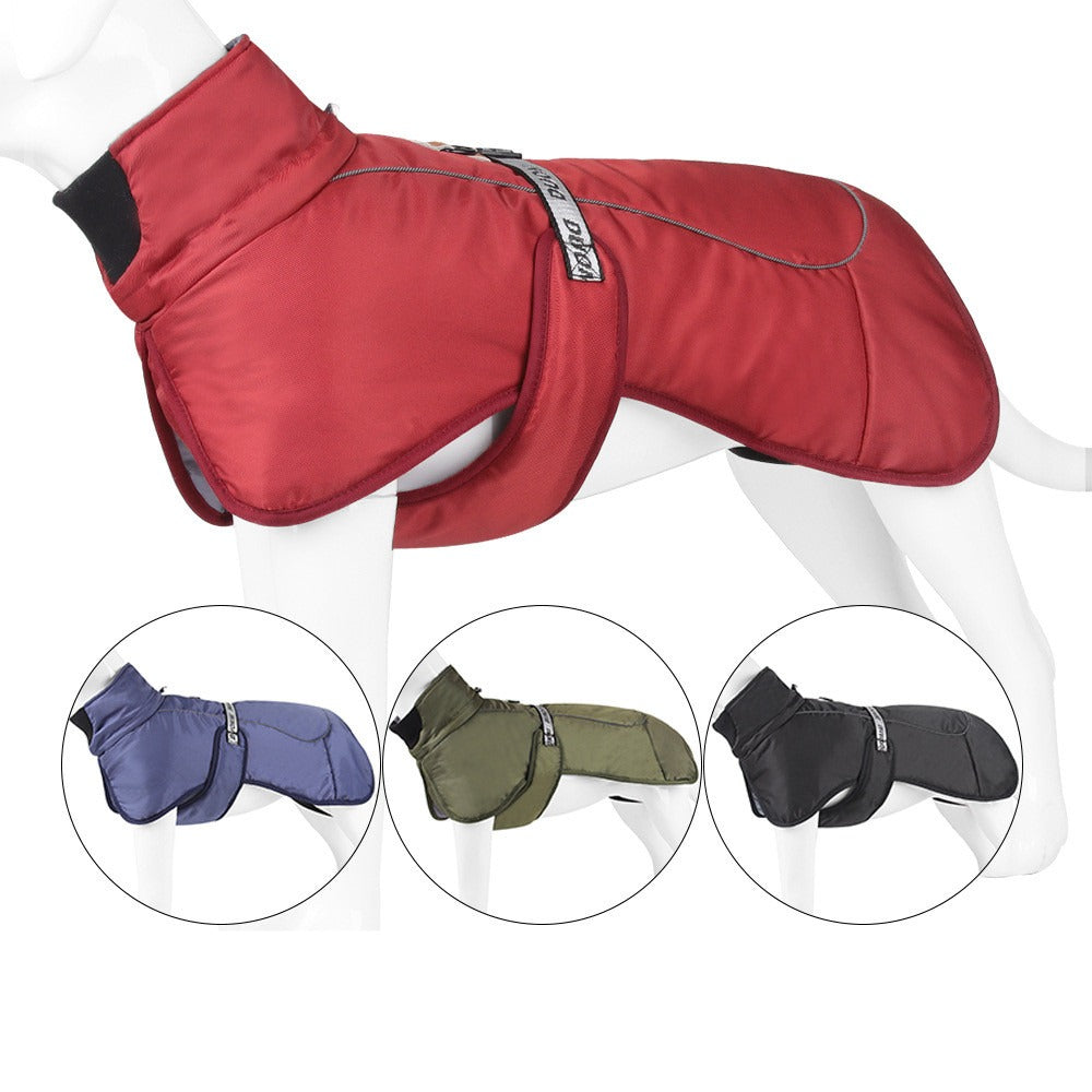 Reflective Thickened Warm Dog Cloak
