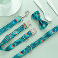 Dog Collar and Leash Bow Set for Medium-Sized Dogs