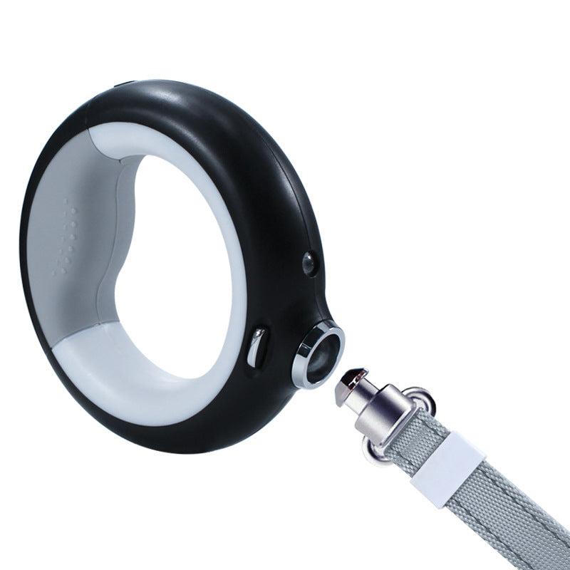 Luminous Automatic Telescopic Dog Leash Lamp