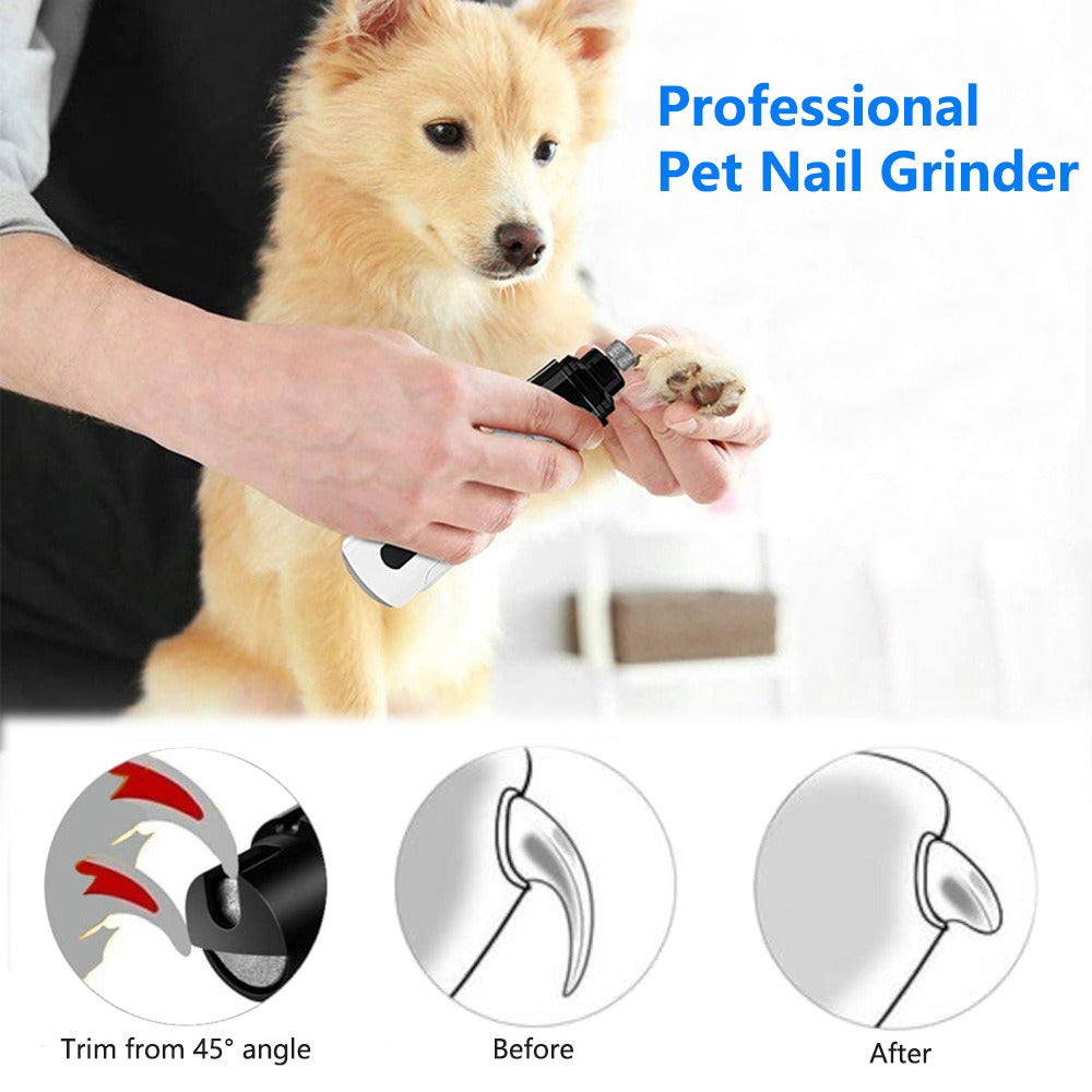 Electric Pet Nail Grinder Trimmer