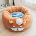 Warm Navy Shiba Inu Dog Kennel