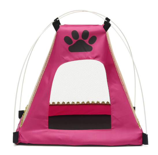 Breathable Cartoon Pet Mosquito Net Tent for Outdoors