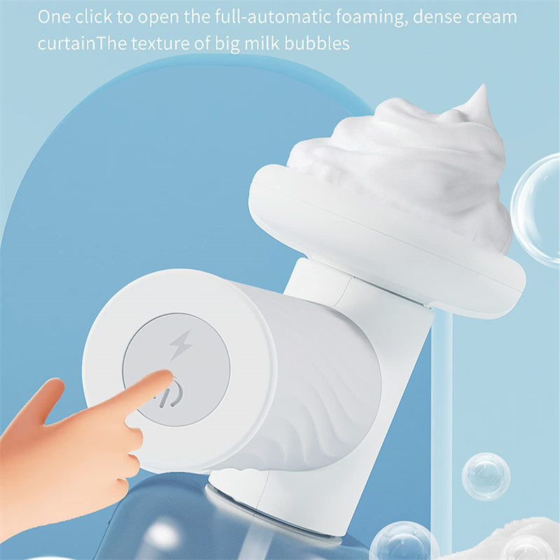 Automatic Foaming Pet Bath Brush with Soap Dispenser