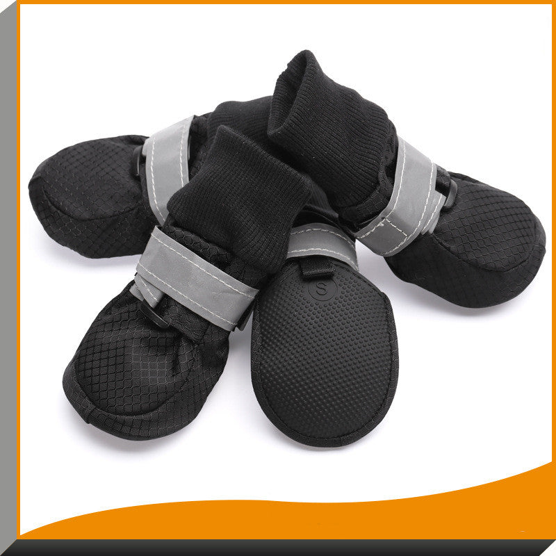 Waterproof Warm Dog Shoes for Spring and Autumn