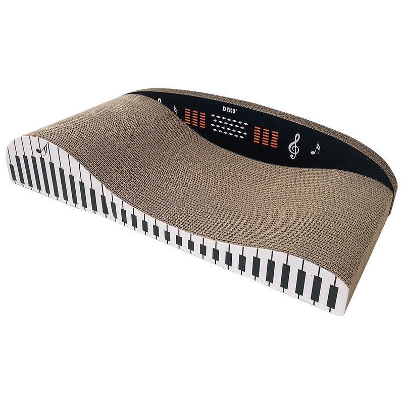 Cool Piano Shaped Corrugated Cat Scratching Board