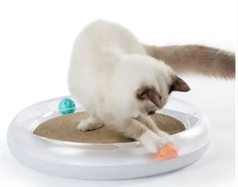 Corrugated Cat Claw Toy with Catnip & Planets
