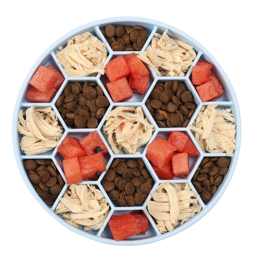 Honeycomb Slow Feeder Pet Bowl