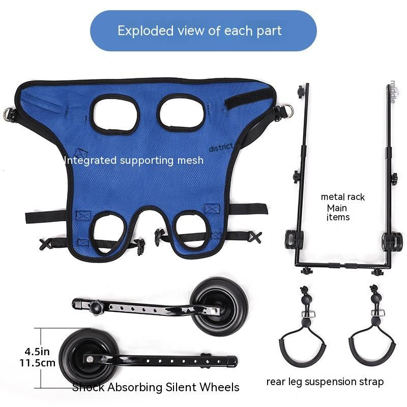 Adjustable Dog Wheelchair Mobility Scooter