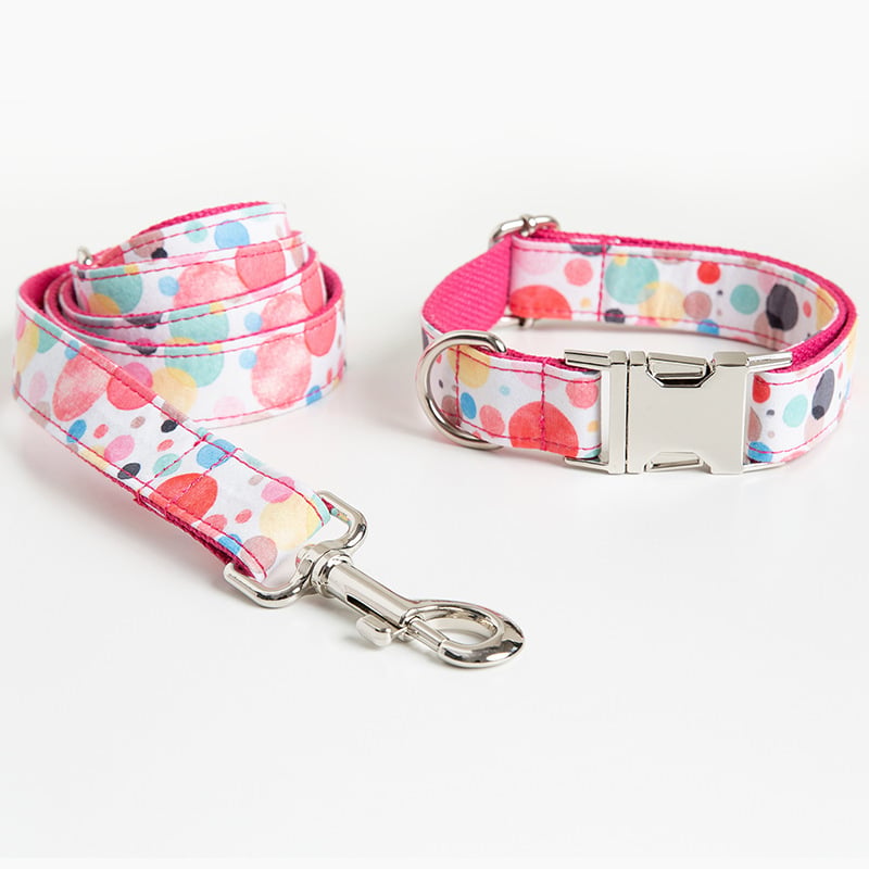 Bubble Pet Collar and Leash Set