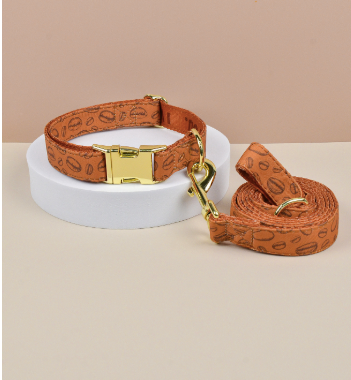 Double-Sided Pet Collar & Leash Set
