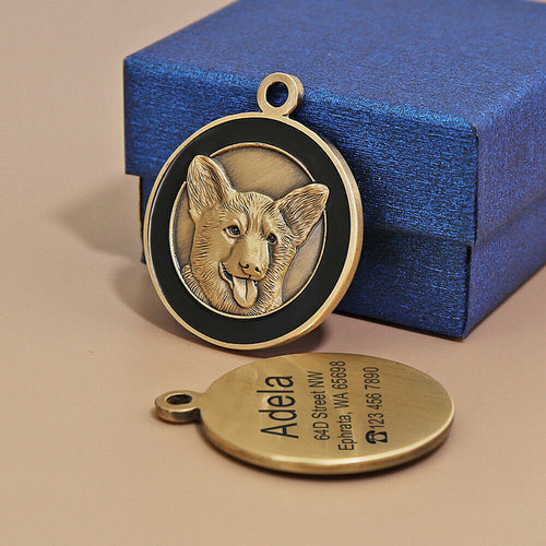 Anti-Lost Metal Dog and Cat Identity Tags