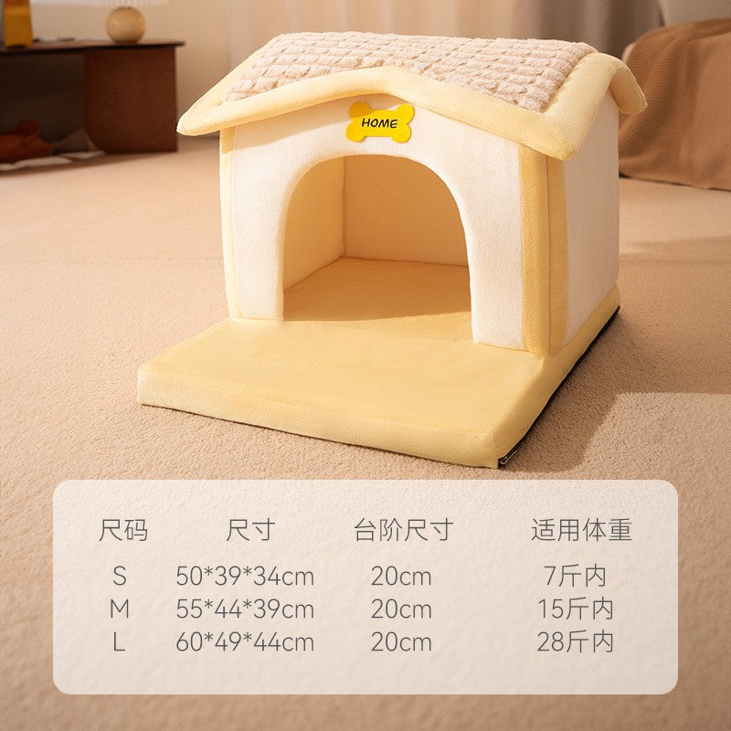 Warm House for Small Dogs and Cats, Removable Pet Bed - view 49