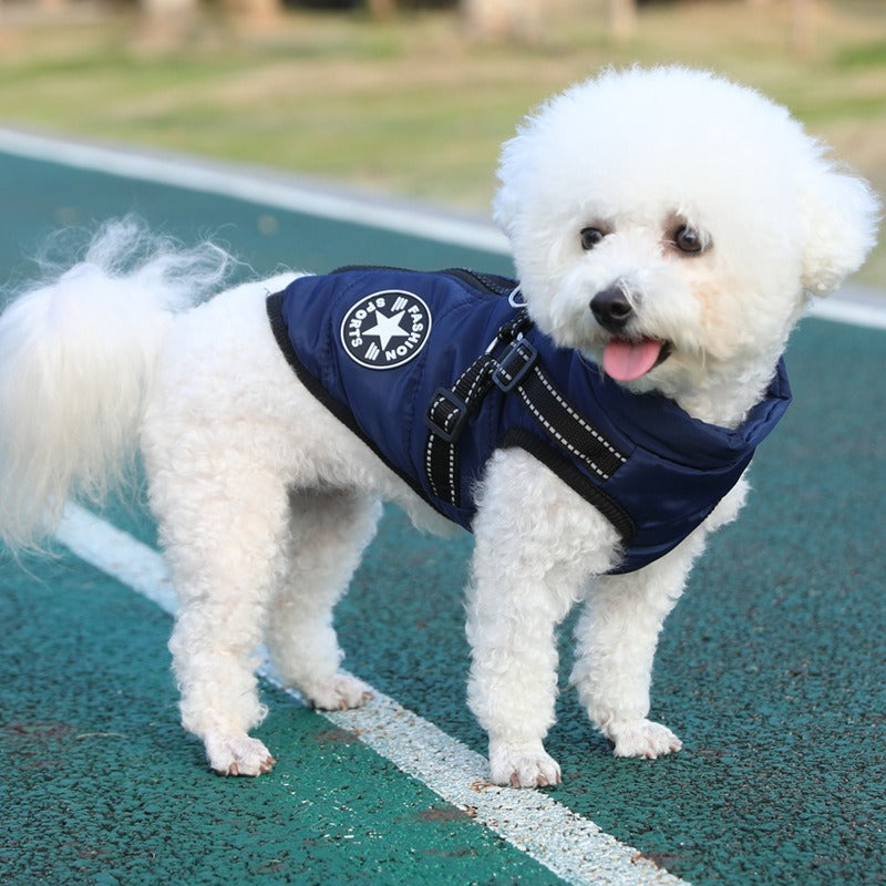 Pet Warm Dogs Cotton Coat with Thickened Fleece