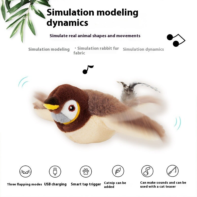 Electronic Flapping Cat Toy