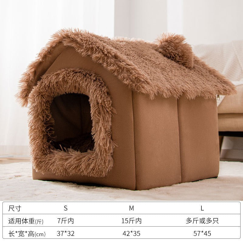 Warm House for Small Dogs and Cats, Removable Pet Bed - view 61