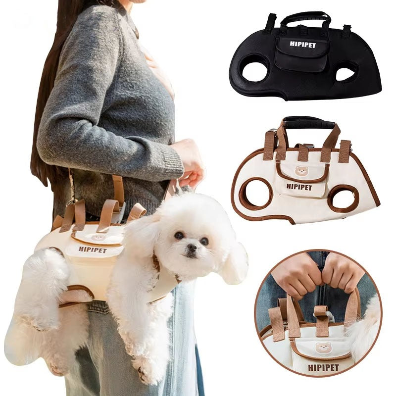 3-Piece Outdoor Dog Backpack Set with Leash & Harness