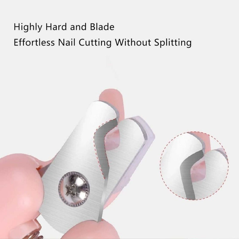 Pet Nail Trimmer with Light 2-in-1 Clipper & Grinder
