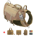 Malinois Large Dog Vest with Leash and Backpack Combo