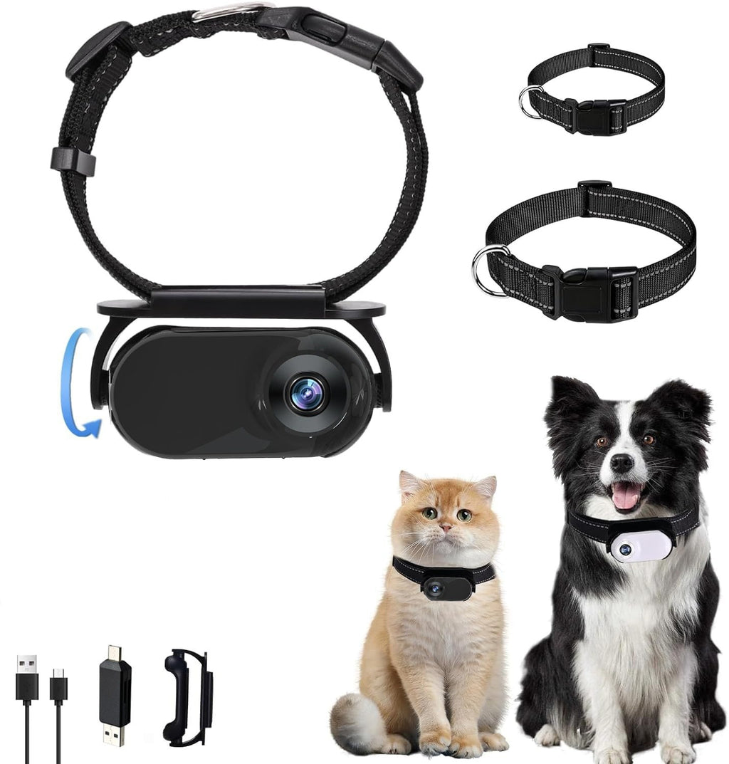Pet HD Mini Camera Magnetic Collar