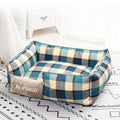 Removable Washable Velvet Pet Kennel Mat for Cats & Dogs