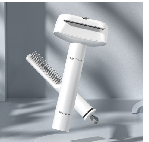 3-in-1 Stainless Steel Pet Hair Brush and Massage Comb