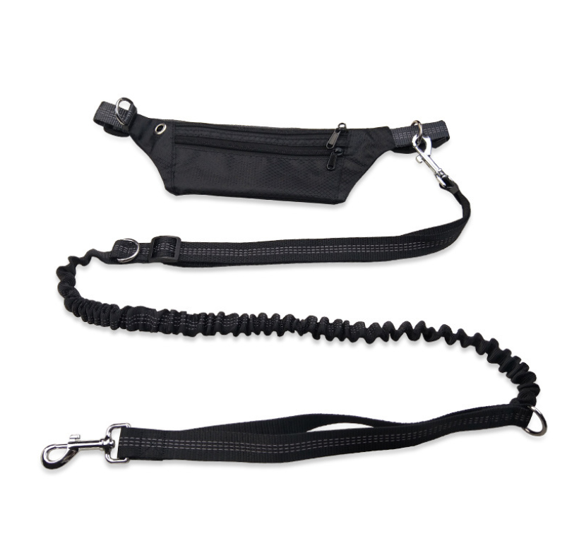 Waterproof Crocodile Pattern Dog Leash Waist Bag