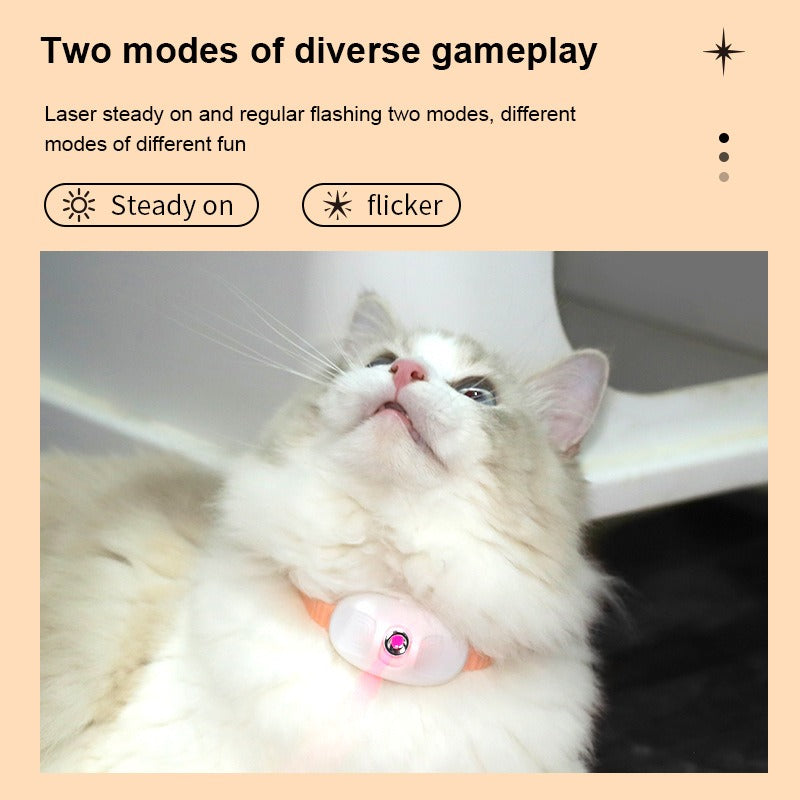 USB Rechargeable Interactive Laser Cat Collar