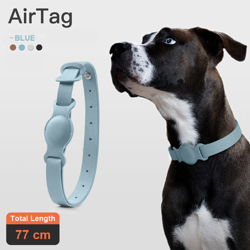 Leather Case for Anti-Lost Pet Collar Chain
